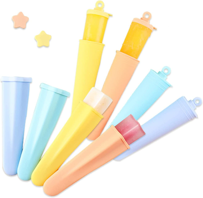 İyi bir fiyat. Pratik Zararsız Silikon Buzlu Kutup Kalıpları, FDA Silikon Push Up Buz Lolly Kalıpları çevrimiçi