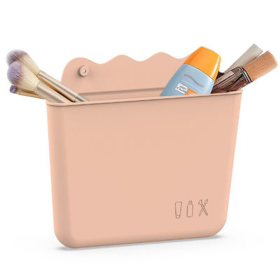 İyi bir fiyat. Bayan Güzellik Silikon Makyaj Çantası Zipli Suya Dayanıklı Yeniden Kullanılabilir çevrimiçi