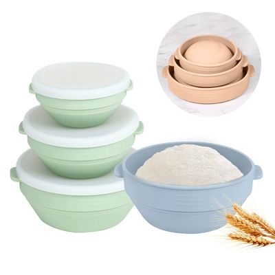 İyi bir fiyat. Upgraded Silicone Sourdough Bread Proofing Basket With Handles - Reinforced Rim Support, 9 Inch Round Foldable Bowls For Sourdough Bread Baking, Oven & Dishwasher Safe-BPA Free çevrimiçi