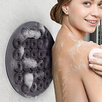 İyi bir fiyat. Silikon Scrubber Banyo Masaj Yastığı Vücut İçin Toksik Olmayan Yıkanabilir çevrimiçi