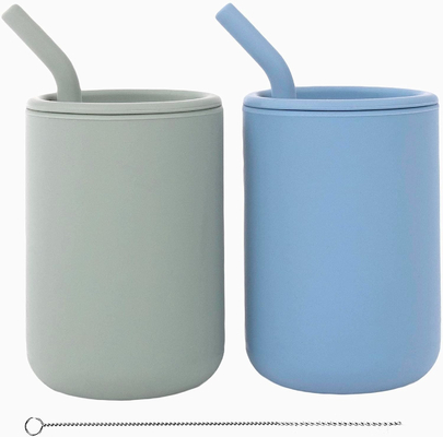 Dayanıklı BPA Free Silikon Damlatmaz Bardak, Sızdırmaz Silikon Eğitim Bardaklar