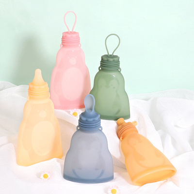 İyi bir fiyat. 9oz Yeniden Kullanılabilir Silikon Anne Sütü Dondurucu Çantaları Dökülmez Dayanıklı çevrimiçi