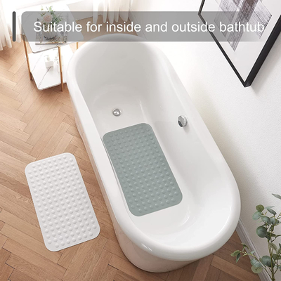 İyi bir fiyat. Banyo Dikdörtgen şekli için Sağlam Yıkanabilir Silikon Kaymaz Banyo Paspası çevrimiçi
