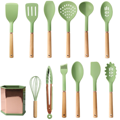 İyi bir fiyat. 13 Pcs Silikon Yemek Aletleri Mutfak Aletleri Seti Mutfak Cihazları & Mutfak Aracı Dönüştürücü Düğmeler, Spatula, Kaşık, Fırça çevrimiçi