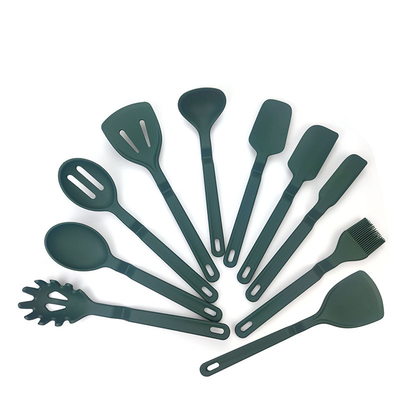 10 Pc Silikon Mutfak Cihazları Mutfak Yemek Aletleri Spatula Kaşığı Turner Whisk Tong, Bulaşık Yıkama
