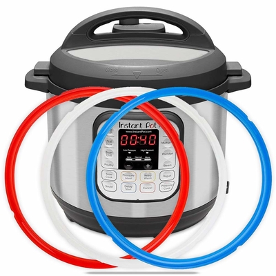 Silikon Instant Pot 2 Paket Sızdırma Halkası 3 QT 5QT 6QT 8QT 6 Qt Güçlü Çömlek İç Pot Sızdırması