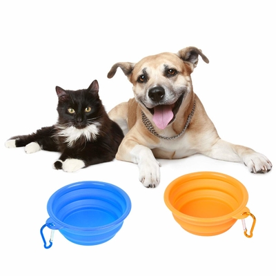 İyi bir fiyat. Silikon Katlanabilir Köpek Kaseleri BPA Ücretsiz Taşınabilir Katlanabilir Seyahat Kasesi Evcil hayvanlar için Kediler için Gıdalar Kamp için Su Besleme Tabakası çevrimiçi