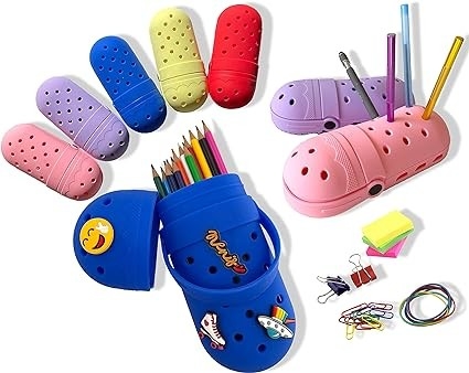 DIY Silikon Kalem Kutusu Sahibi Esnek Temizlenmesi Kolay Su geçirmez Öğrenci Okul Malzemeleri