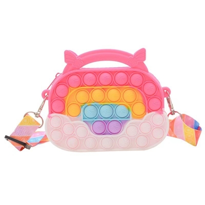 İyi bir fiyat. Küçük Çocuk Çanta Silicone Para Cüzdanları Tatlı Crossbody Cüzdan Çanta Küçük Kızlar İçin Doğum Günü Hediyeleri Kalem Kağıt Makyaj Çantası çevrimiçi