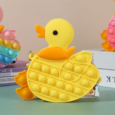 İyi bir fiyat. Pop Çanta Çocuklar İçin Ördek Popper Duyusal Fidget Prenses Oyuncak Hediyeler DEHB Endişesi Stres Çekimi Crossbody Çanta çevrimiçi