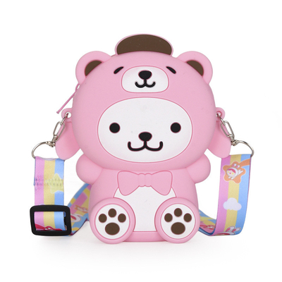 İyi bir fiyat. Kawaii Crossbody Çantası Tatlı Omuz Çantası Karikatür Hayvan Silikon Çantası Anime Cüzdan Cüzdan Kızlar Çocuklar Doğum Günü Noel Hediyesi çevrimiçi