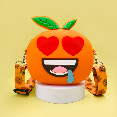 Silikon Mini Para Çantası Omuz Çantası Karikatür Çocuk Çantası Çocuk Çantası Küçük Kızlar için Omuz Çantası