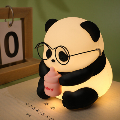 İyi bir fiyat. Çocuklar için Panda Gece Işığı Tıkla Kontrol Yeniden şarj edilebilir Uyku Zamanlayıcısı Pil Bebek besleme Bebek odası için gece ışığı çevrimiçi
