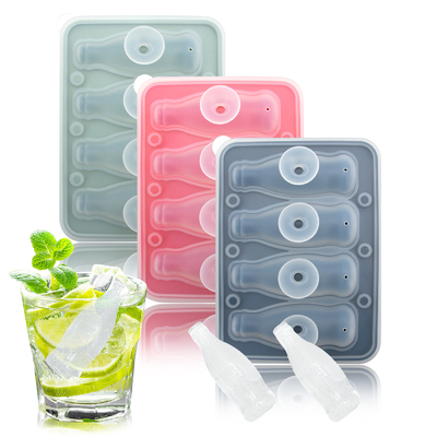 Silikon buz küpü tepsileri 3 Paket - Sızıntıya Karşı Dayanıklı Kapaklı Silikon Buz Küpü Kalıpları Çıkarılabilir Kare Buz Küpü Tepsisi Ve BPA Serbest Kokteyl, Viski, Yüklenebilir Esnek Buz