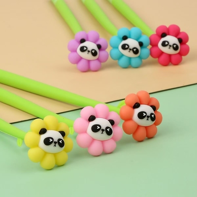 İyi bir fiyat. Panda Çiçek Kalemleri Gül Şekilli Top Kalemleri Yaratıcı Sıvı Siyah 0.5mm Gel Mürekkep Rollerball Kalemleri Kızlar için Kadınlar, Ofis Okul Dekorasyon Malzemeleri çevrimiçi