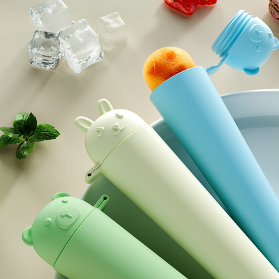 Kalite Premium Food-Grade Silicone Popsicle Molds – Crack-Resistant, Odorless & Perfect For Smoothie Pops! Cartoon Ice Pop Molds BPA-free Silicone Leak-proof & Flexible Fabrika
