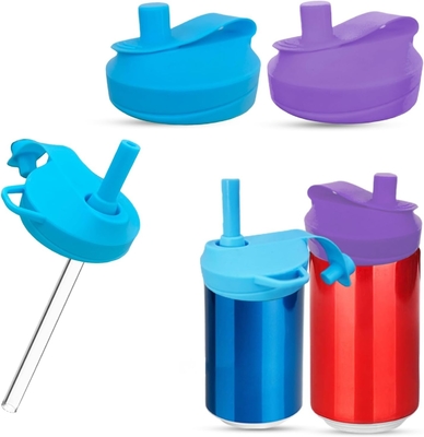 4 Paket Silikon Soda Kutusu Kapakları, Soda Kutusu Kapakları Silikon Sokak BPA Serbest Tekrar Kullanılabilir Uyumlu Standart Konserve İçecek, Bira, Meyve suyu, Seltzer