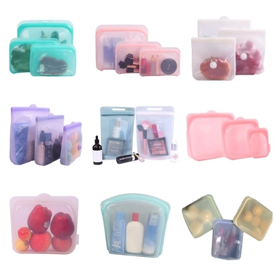 Çevre dostu tekrar kullanılabilir silikon gıda depolama torbaları ️ Havadan geçirmez, BPA'dan arınmış ve sızdırmaz tasarım ️ Dondurucu, mikrodalga ve bulaşık makinesi için güvenlidir ️ Yemek hazırlığı, artakalanlar, bebek maması ve seyahat için mükemmel