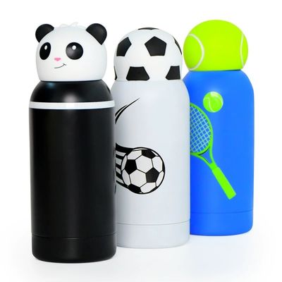 İyi bir fiyat.  Cartoon Kids Bestie Bottle Insulated Stainless Steel Water Bottle With Detachable Soft Head Fun Drinking For Kids, Flexible Reusable Straw 16 Ounce çevrimiçi