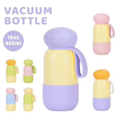 İyi bir fiyat. Eko silikon yalıtımlı şişe. 450 ml / 750 ml / 1000 ml. Pastel makaron rengi silikon vücut ve kapaklı termos. çevrimiçi