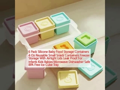 6 Paket Silikon Bebek Yiyecek Depolama Kapları 6 Paket Silikon Bebek Yiyecek Depolama Kapları 6 Paket Silikon Bebek Yiyecek Depolama Kapları 6 Paket Bebekler Bebekler Mikrodalga Bulaşık Makinesi Güvenli BPA Serbest Buz Küpü Tepsisi